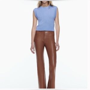 EUC Aritzia Wilfred Alps Vest - Soft Cyan Blue